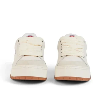 70 Lo-trainers voor volwassenen, unisex, leer, wit