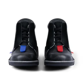 ACW* Kick Hi leren laarzen voor volwassenen, unisex, zwart
