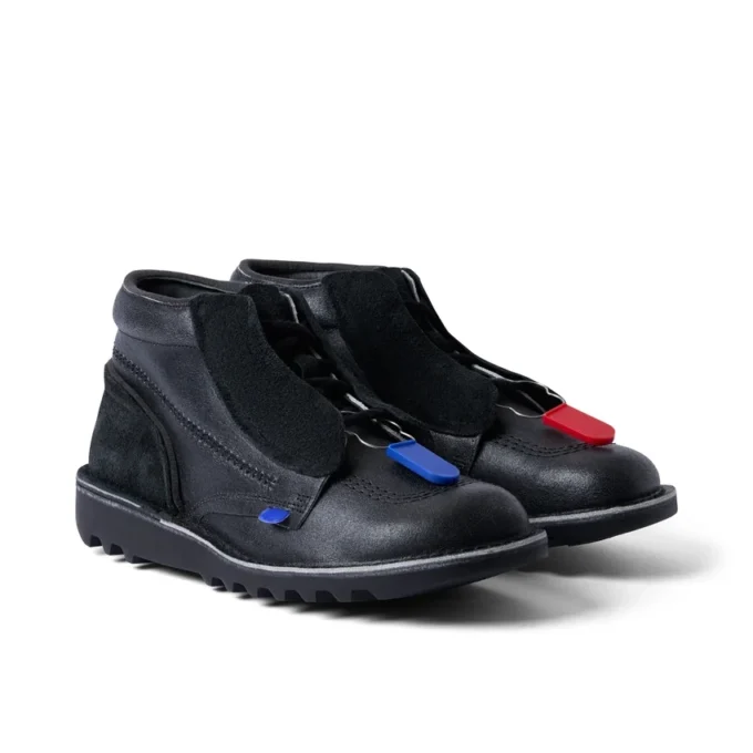 ACW* Kick Hi leren laarzen voor volwassenen, unisex, zwart ACW* Kick Hi leren laarzen voor volwassenen, unisex, zwart