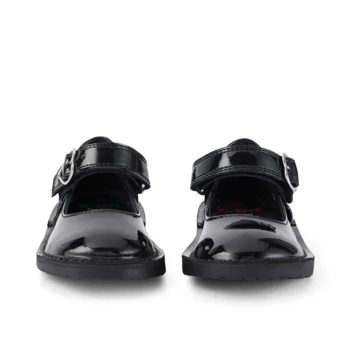 Adlar Heart Mj lakleder voor babymeisjes, zwart Adlar Heart Mj lakleder voor babymeisjes, zwart
