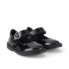 Adlar Heart Mj lakleder voor babymeisjes, zwart Adlar Heart Mj lakleder voor babymeisjes, zwart