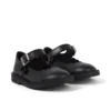 Adlar MJ Scallop leer zwart voor meisjes Adlar MJ Scallop leer zwart voor meisjes
