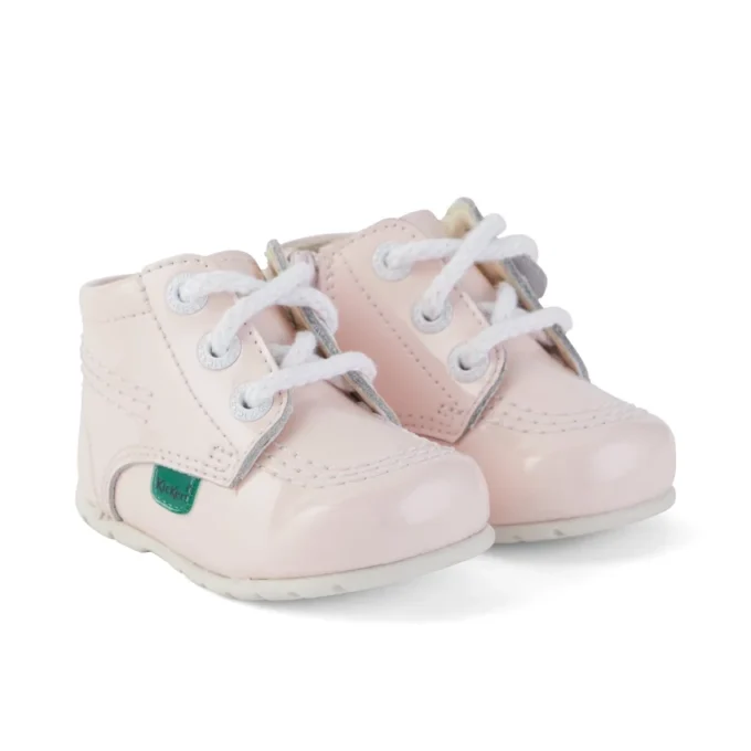 Baby Kick Hi lakleder lichtroze Baby Kick Hi lakleder lichtroze