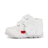Baby Kick Hi Leer Wit