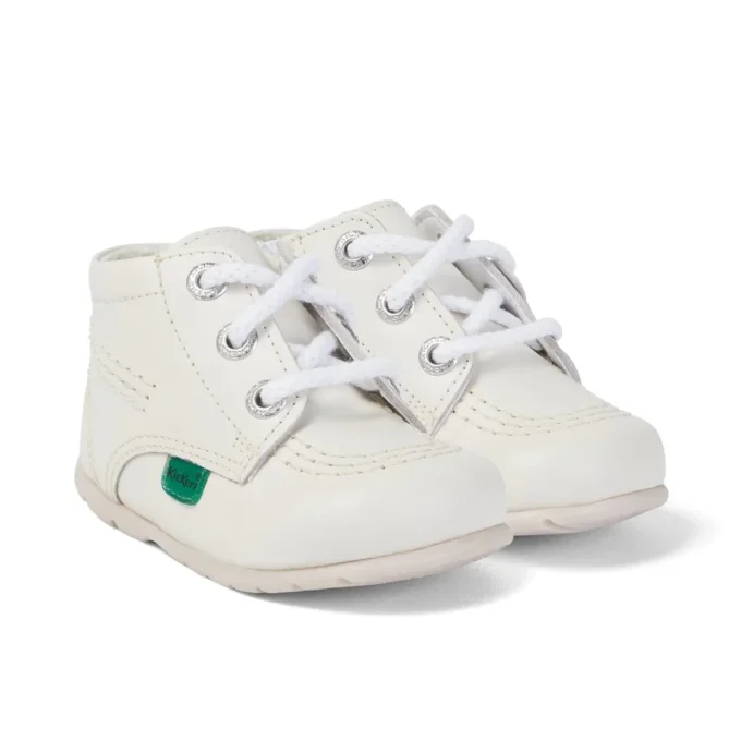 Baby Kick Hi Leer Wit