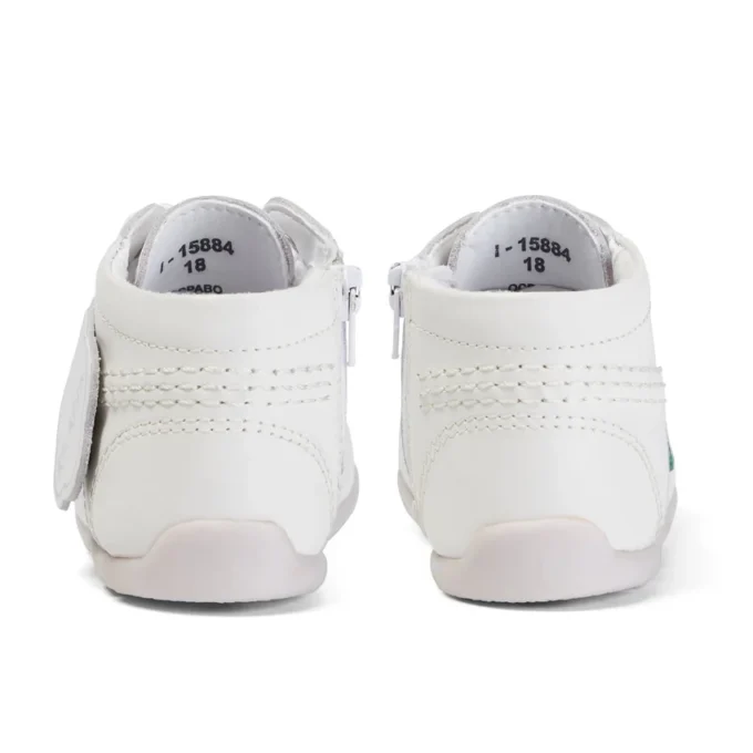 Baby Kick Hi Leer Wit