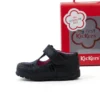 Baby Kick T Glitter Textiel Zwart