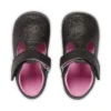 Baby Kick T Glitter Textiel Zwart