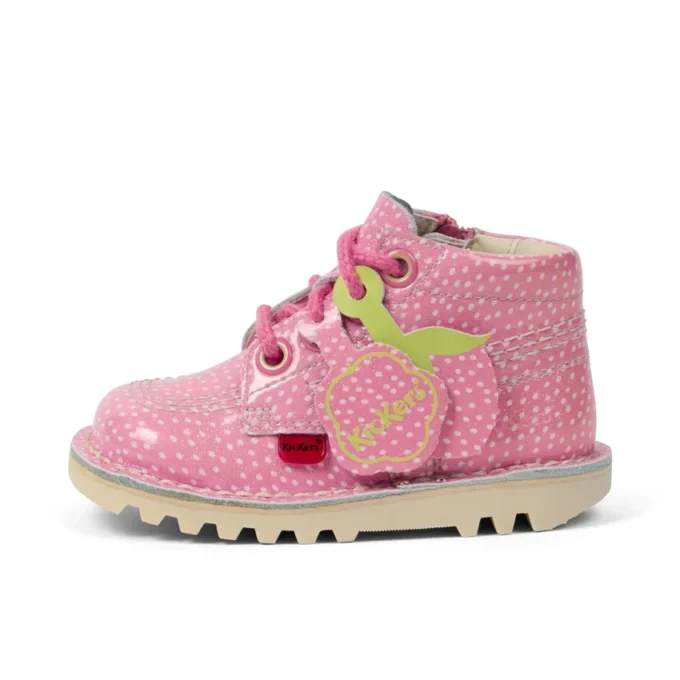 Baby Unisex Kick Hi Fruit Lakleer Roze