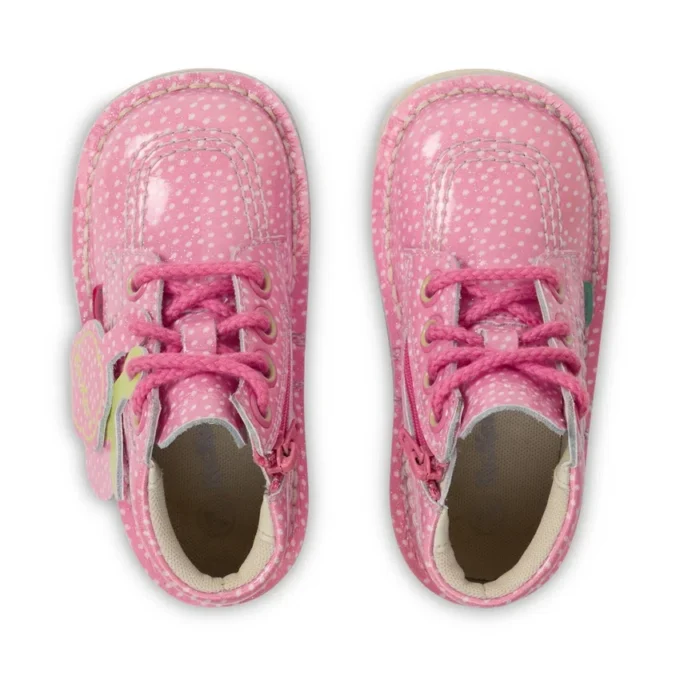 Baby Unisex Kick Hi Fruit Lakleer Roze