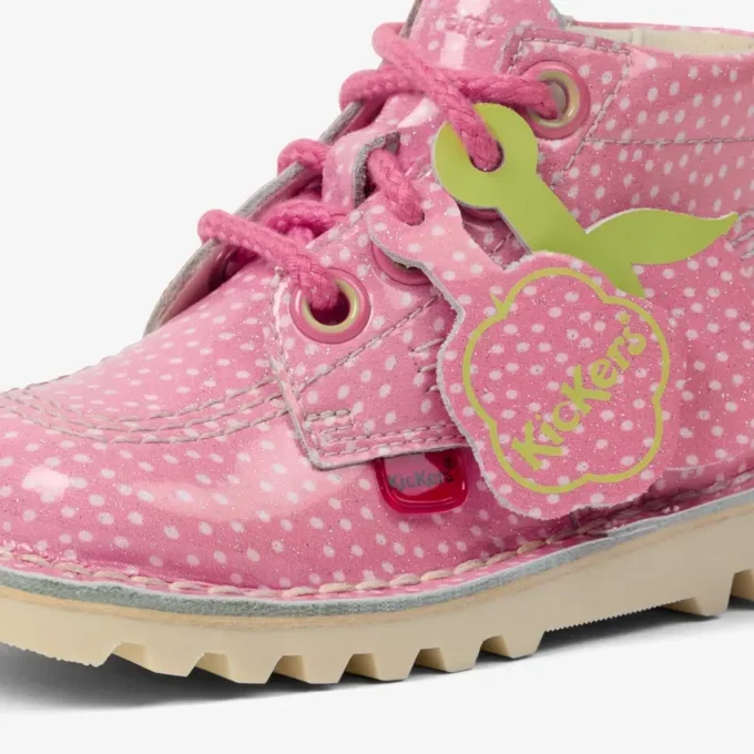 Baby Unisex Kick Hi Fruit Lakleer Roze