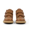 Baby Unisex Kick Hi Roll Leer Tan