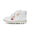 Baby Unisex Kick Hi Roll Leer Wit