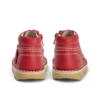 Baby Unisex Kick Hi Zip Leer Alternatief Rood