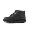Baby Unisex Kick Hi Zip Leer Alternatief Zwart