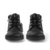Baby Unisex Kick Hi Zip Leer Alternatief Zwart