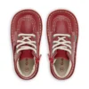 Baby Unisex Kick Hi Zip Leer Rood Baby Unisex Kick Hi Zip Leer Rood