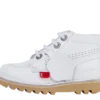 Baby Unisex Kick Hi Zip Leer Wit
