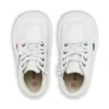 Baby Unisex Kick Hi Zip Leer Wit