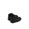 Baby Unisex Kick Hi Zip Leer Zwart