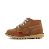 Baby Unisex Kick Hi Zip Nubuck Tan