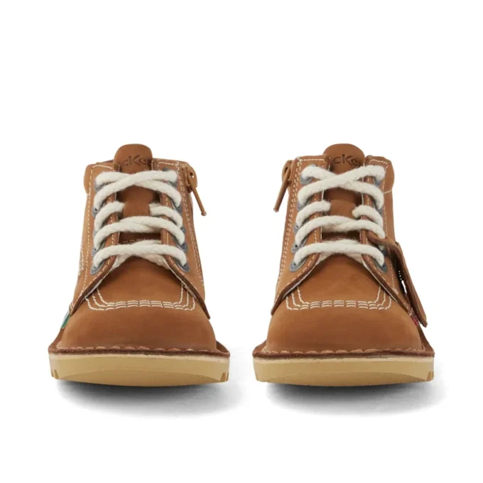 Baby Unisex Kick Hi Zip Nubuck Tan