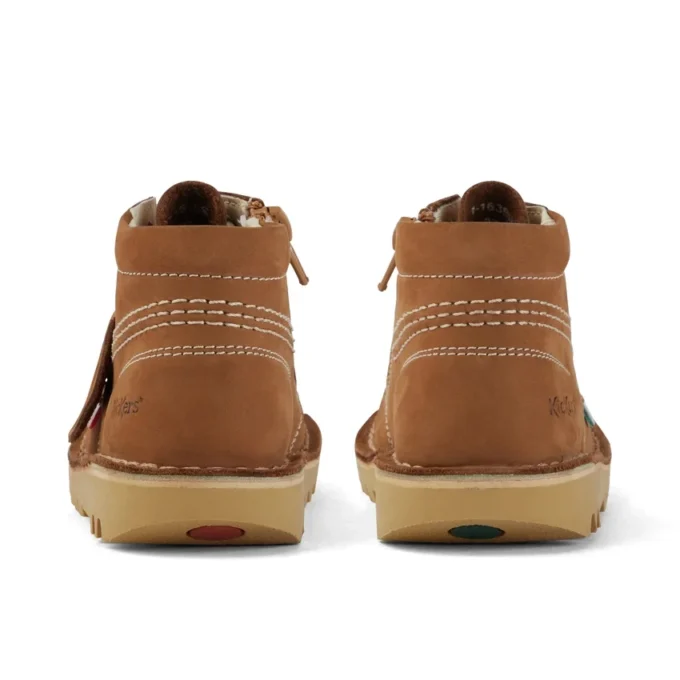 Baby Unisex Kick Hi Zip Nubuck Tan