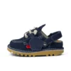 Baby Unisex Kick Mule Suède Navy