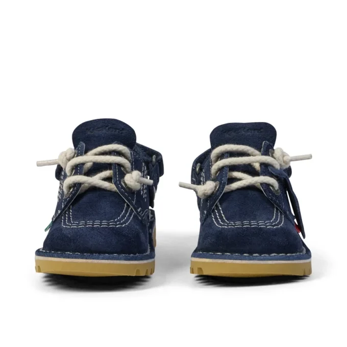 Baby Unisex Kick Mule Suède Navy