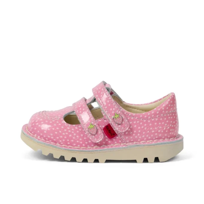 Baby Unisex Kick T-Bar Fruit Lakleer Roze