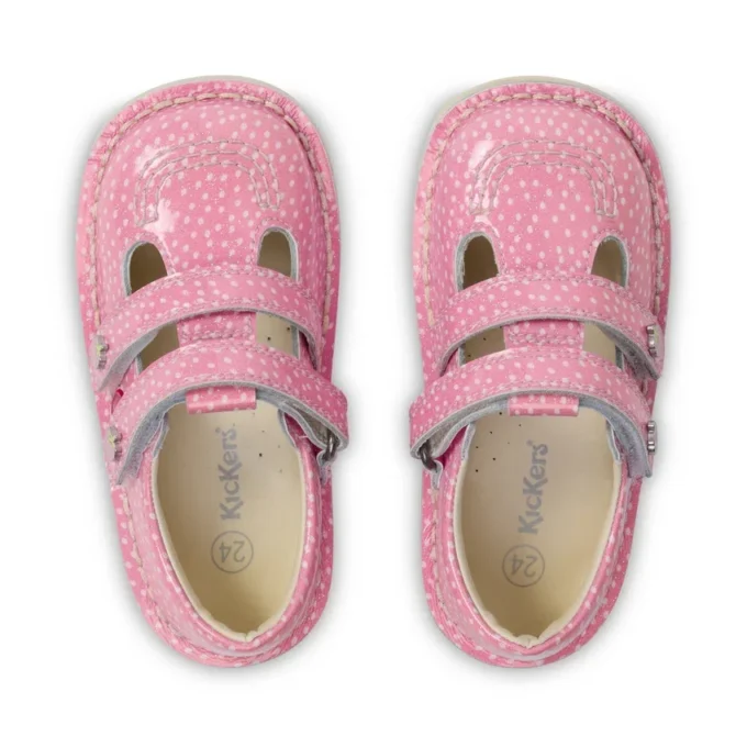 Baby Unisex Kick T-Bar Fruit Lakleer Roze