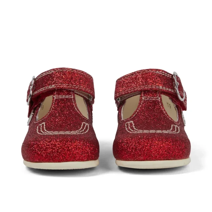 Baby Unisex Kick T Glitter Schoenen Rood
