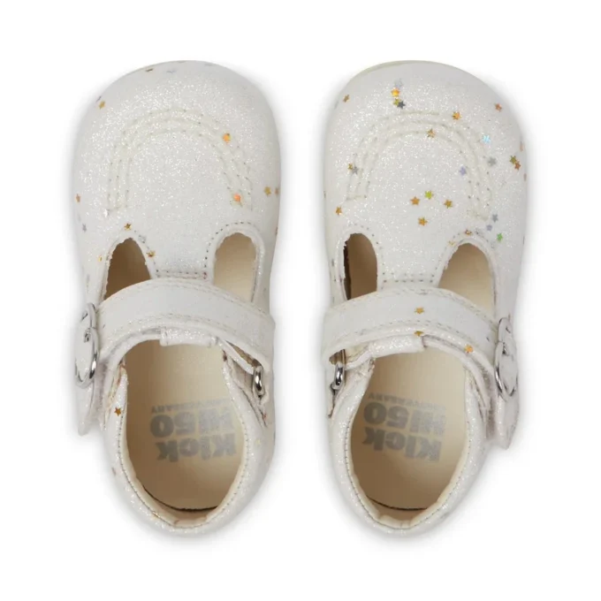 Baby Unisex Kick T Glitter Schoenen Wit