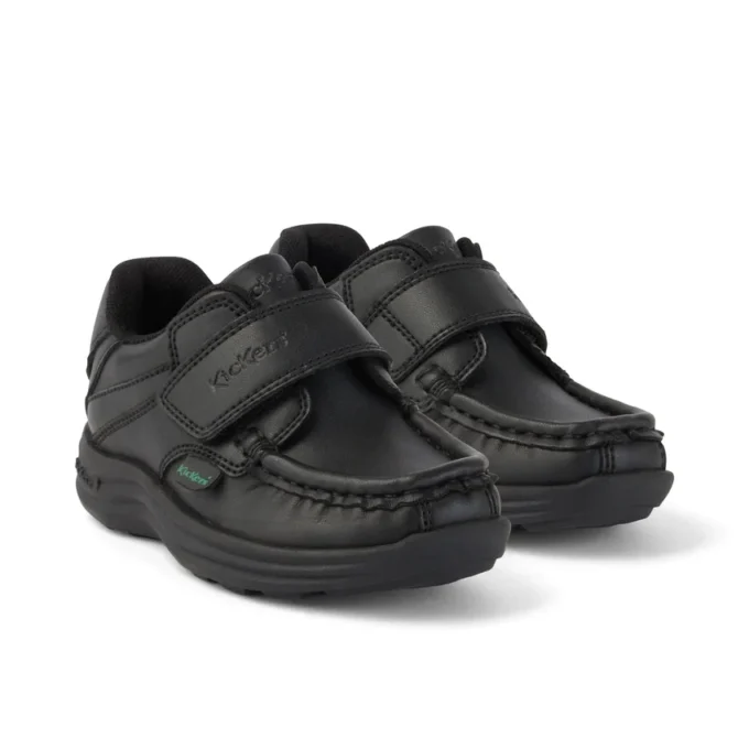 Baby Unisex Reasan Strap Leer Alternatief Zwart