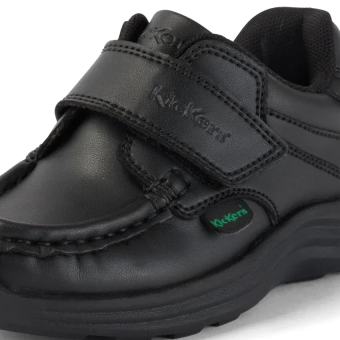 Baby Unisex Reasan Strap Leer Alternatief Zwart