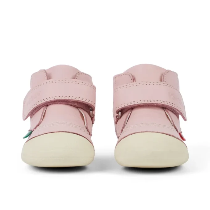 Baby Unisex Softer Hi Baby Leer Lichtroze