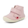 Baby Unisex Softer Hi Baby Leer Lichtroze