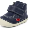 Baby Unisex Softer Hi Baby Leer Marineblauw