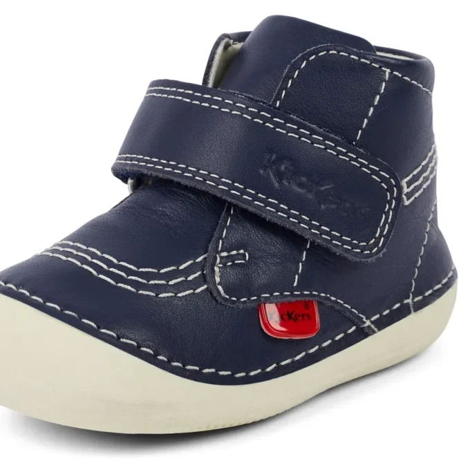 Baby Unisex Softer Hi Baby Leer Marineblauw
