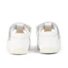 Baby Wriggle Flower Sandalen Leer Wit Baby Wriggle Flower Sandalen Leer Wit