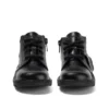 Babyjongens Kick Hi gewatteerd leer zwart