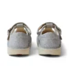 Babymeisjes Kick T-Bar Glitter Cosmic Textiel Zilver