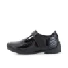 Bridie Brogue T-Vel lakschoenen voor meisjes, zwart