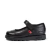 Fragma Pop leren schoenen voor babymeisjes, zwart