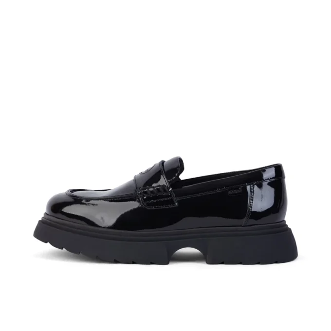 Jeugd Dames Kenzi Loafer Leer Zwart Jeugd Dames Kenzi Loafer Leer Zwart