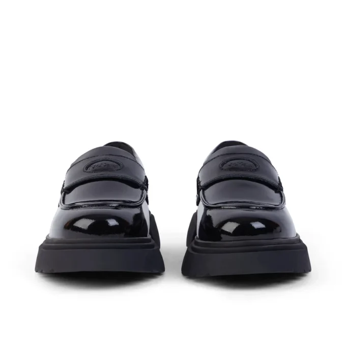 Jeugd Dames Kenzi Loafer Leer Zwart Jeugd Dames Kenzi Loafer Leer Zwart
