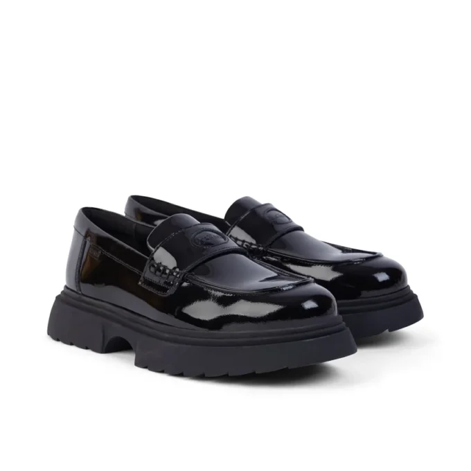 Jeugd Dames Kenzi Loafer Leer Zwart Jeugd Dames Kenzi Loafer Leer Zwart