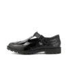 Jeugd Dames Lachly Brogue T-bar Lakleer Zwart