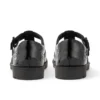 Jeugd Dames Lachly Brogue T-bar Lakleer Zwart