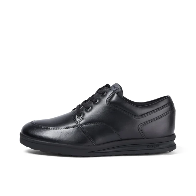 Jeugd Heren Troiko Lace Leer Zwart